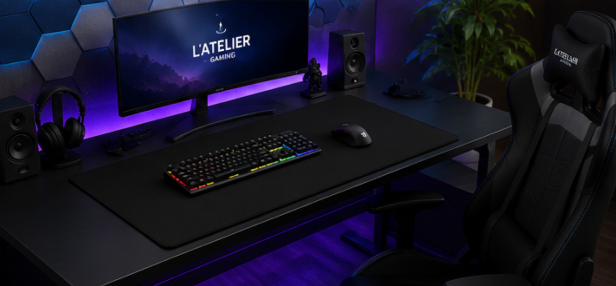 Tapis Gaming XXL CORE 90 × 40 cm