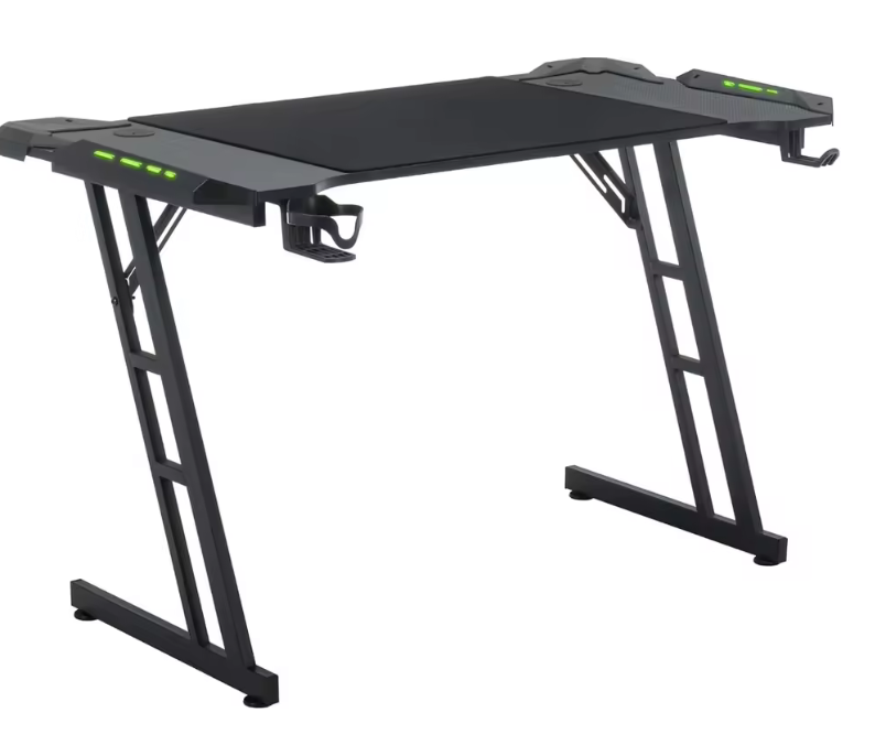 Bureau gaming fibre de carbone 120, 140 ou 160 cm