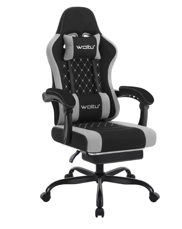 Chaise gaming VOX noir et gris